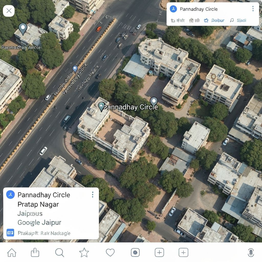 Santosham Girls PG Location Map